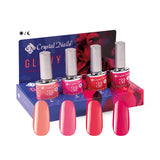 GLOWY 3 STEP CRYSTALAC SET 4 X 0.14 fl oz